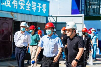 与阜阳共质造！2022年“质量月”走进旭辉双清江来，点赞房地产开发新标杆